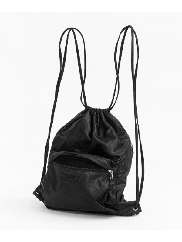 Shine String Backpack (Black)