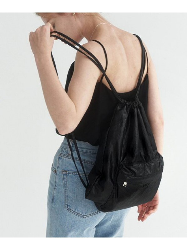 Shine String Backpack (Black)