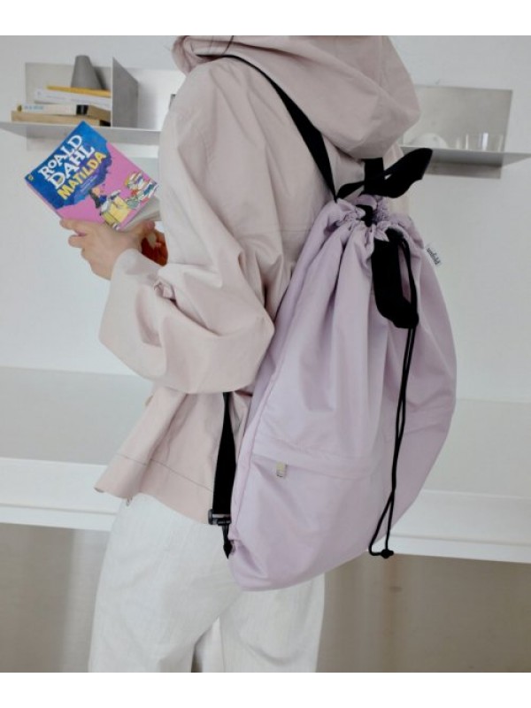 String backpack (light lavender)