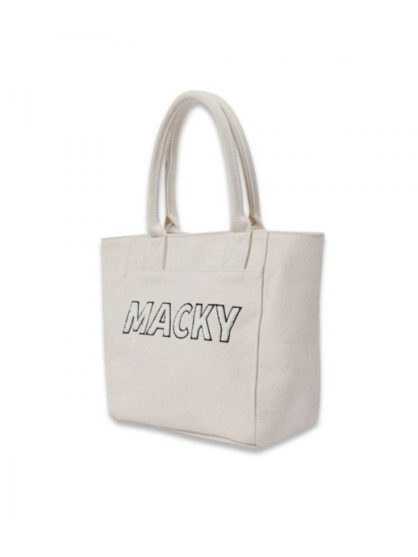 Bookle Field Tote Bag White