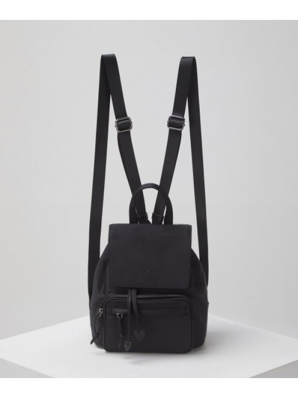 Nylon backpack(Deep sleep)_OVBAX23018BLK