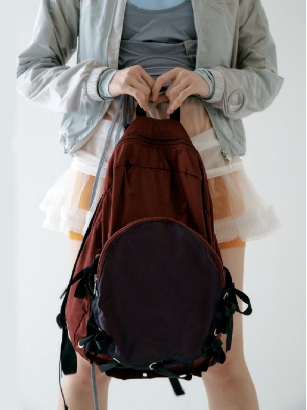 [Recycle] Nest Backpack (Plum Red)