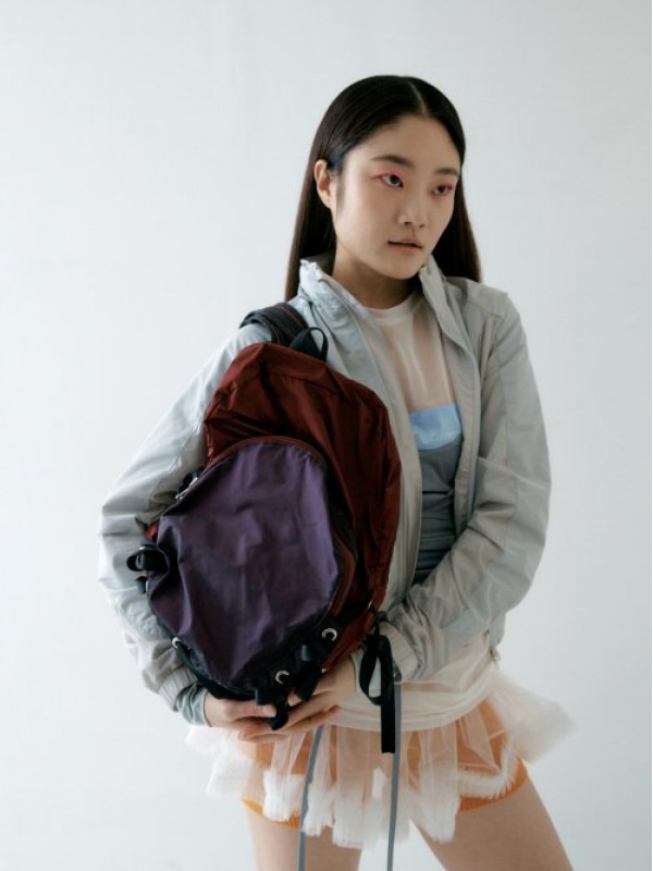 [Recycle] Nest Backpack (Plum Red)