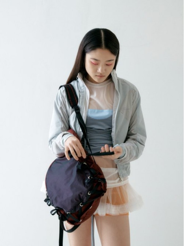 [Recycle] Nest Backpack (Plum Red)