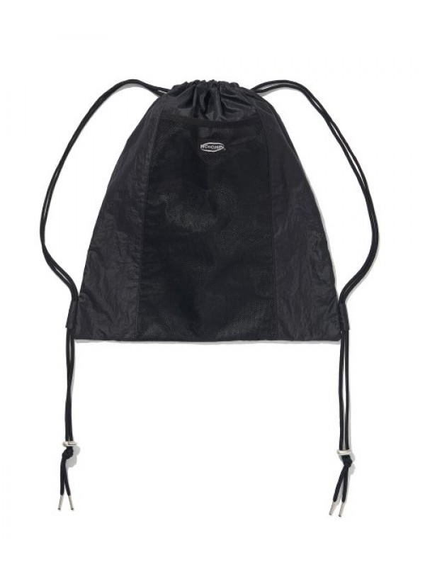 Metal velcro gym sack (black)