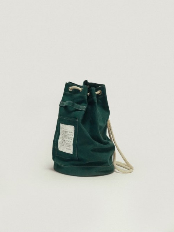 Vintage Rope Bag - Green