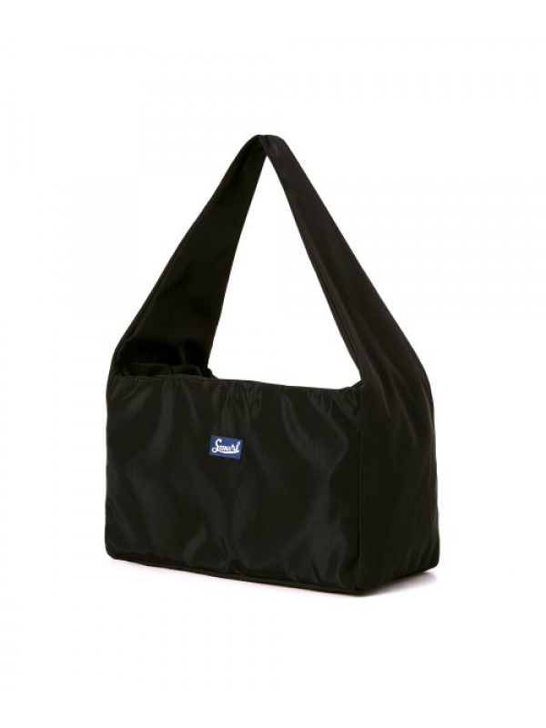 Smurf X Urkin Canvas Nylon String Shoulder Bag_Black