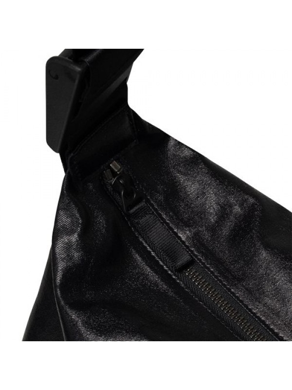 M FABRIC HOBO BAG - BLACK