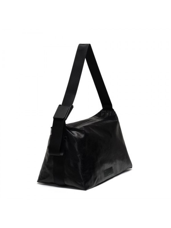 M FABRIC HOBO BAG - BLACK