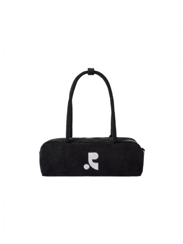 RR LOGO TERRY SHOUIDER BAG BLACK