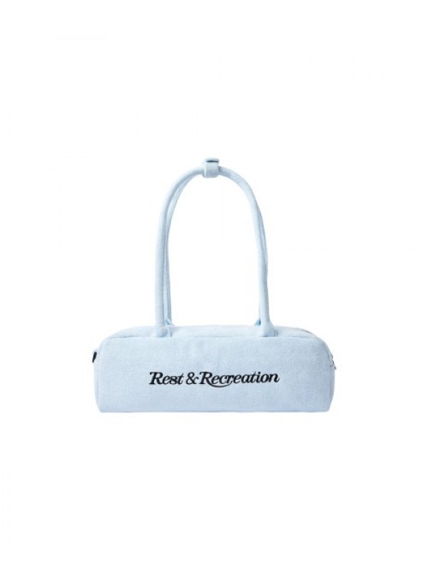 RR LOGO TERRY SHOUIDER BAG SKYBLUE