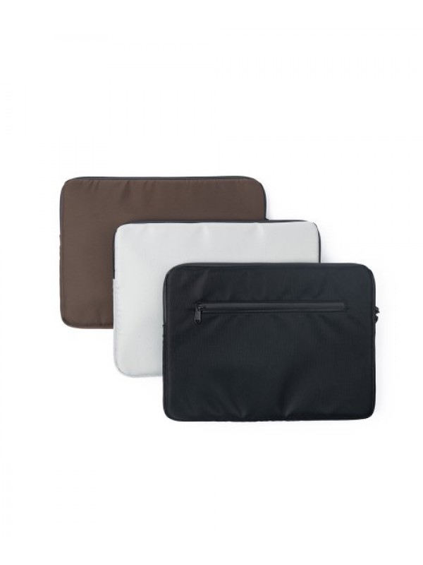 Cushioned Nylon Laptop Case 13 Inch (Black/Brown/Silver)