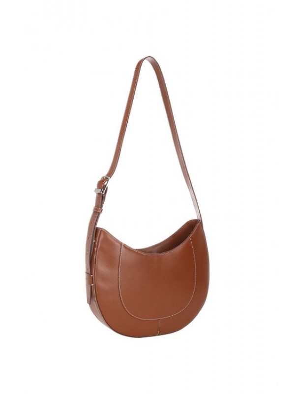 D Moon Leather Hobo - Tan