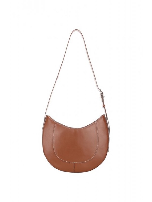 D Moon Leather Hobo - Tan