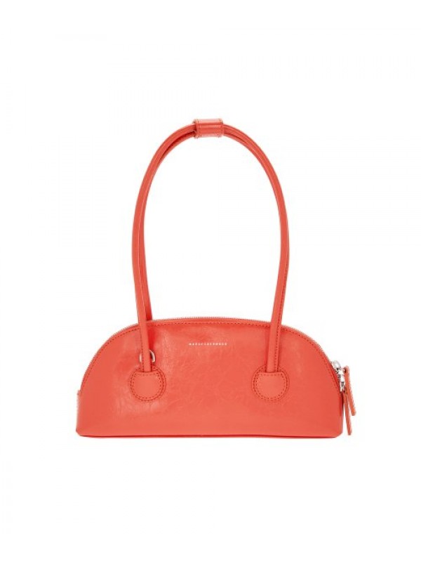 BESSETTE SHOULDER + STRAP - tangerine crinkle