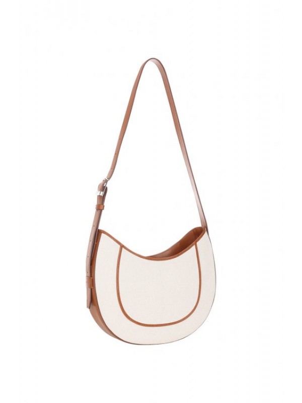 D Moon Canvas Hobo -Tan