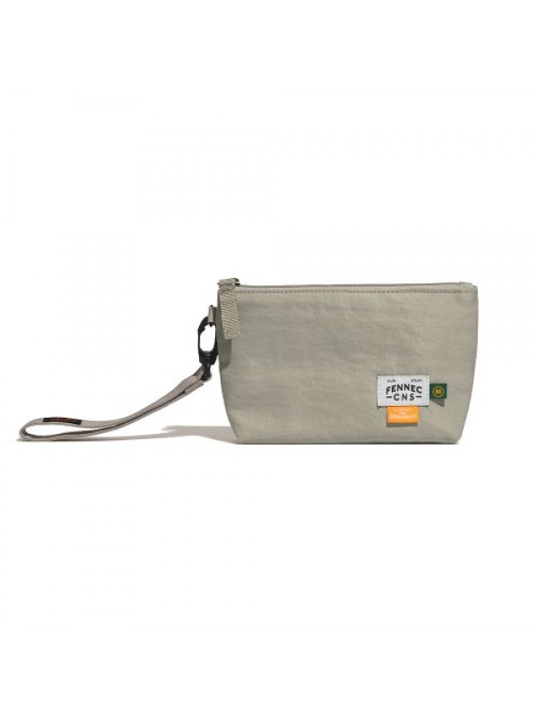 M CNS FABRIC STRAP POUCH - SAND BEIGE