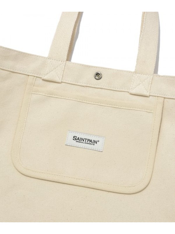 SP Team Logo 2WAY Eco Bag - Ivory