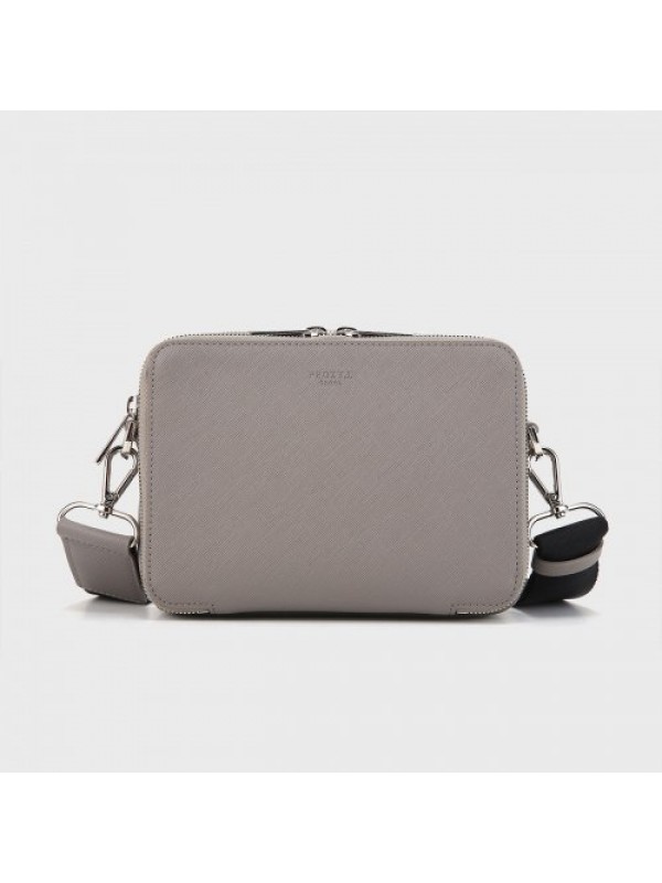 Square Pouch Messenger Bag Gray