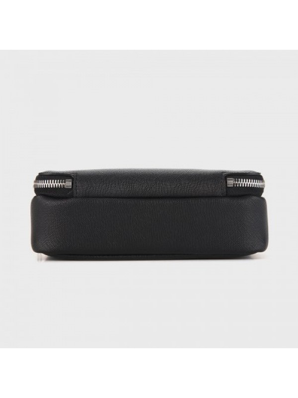 Square Pouch Messenger Bag Black