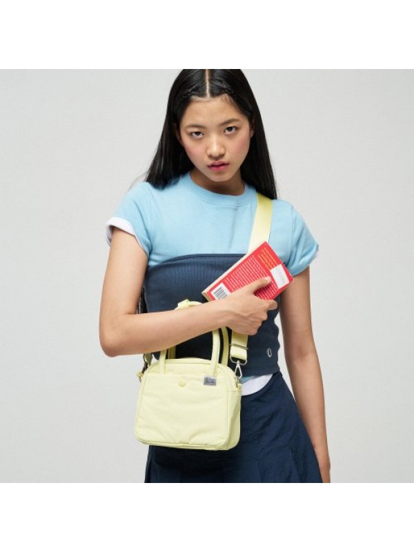 SQUARE BAG 001 S Lemon Yellow