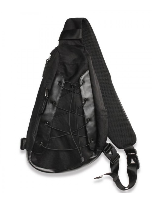 Lambskin Traveler Sling Bag BLACK