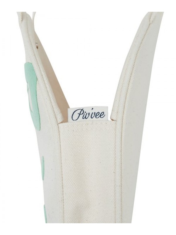 Pivvee round Canvas Tote Bag