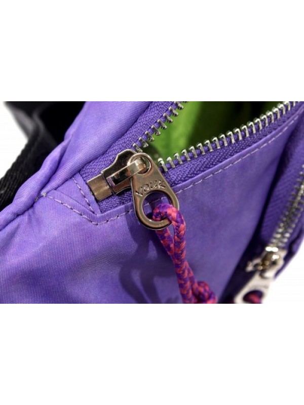 Twill Belt Bag Purple Doggy