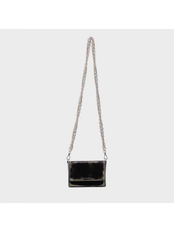 [LAB003] Brush Chain Bag / WHITE GRAY