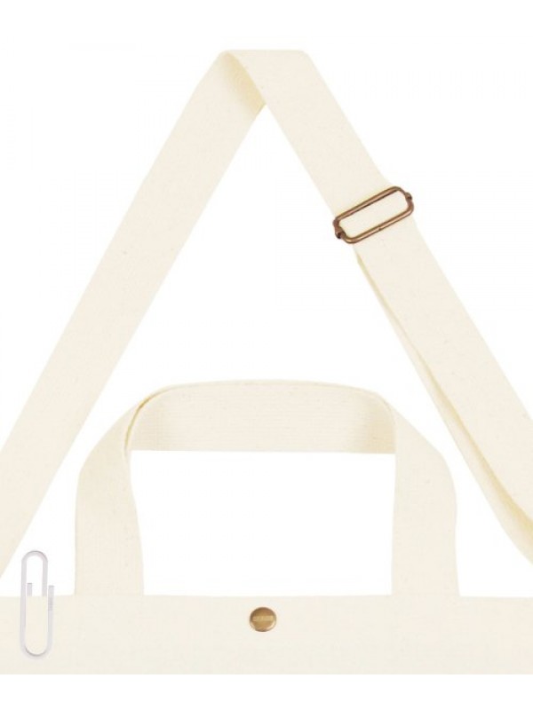 [UNISEX] LIFE LOGO MULTI SMILE TWO-WAY CANVAS BAG_IVORY