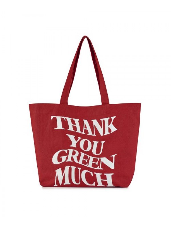 Thank You Big Eco Bag_Red