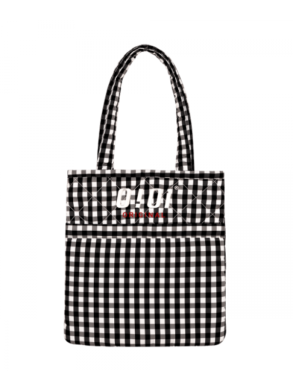 QUILTING POCKET BAG_black check