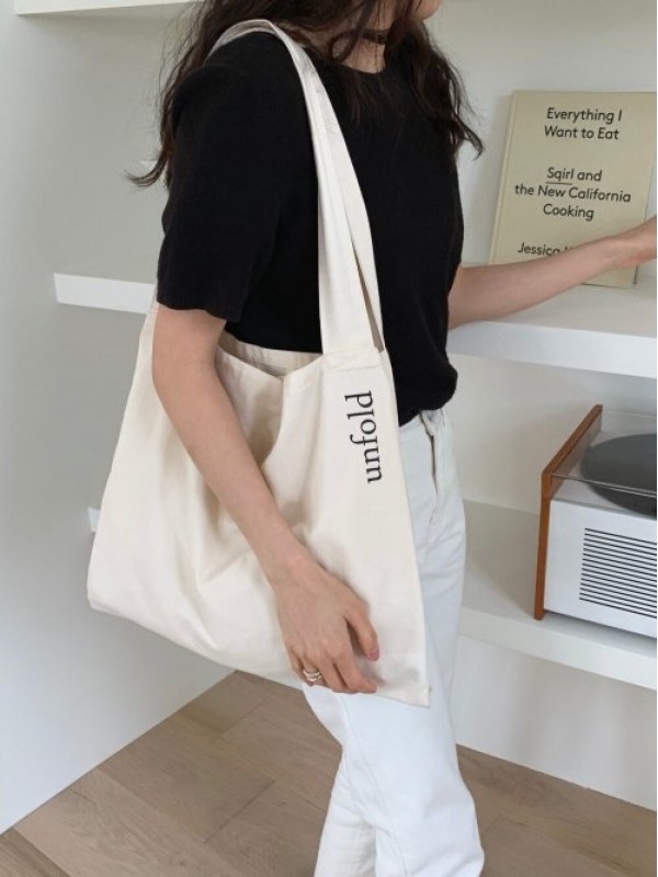 logo bag - ivory